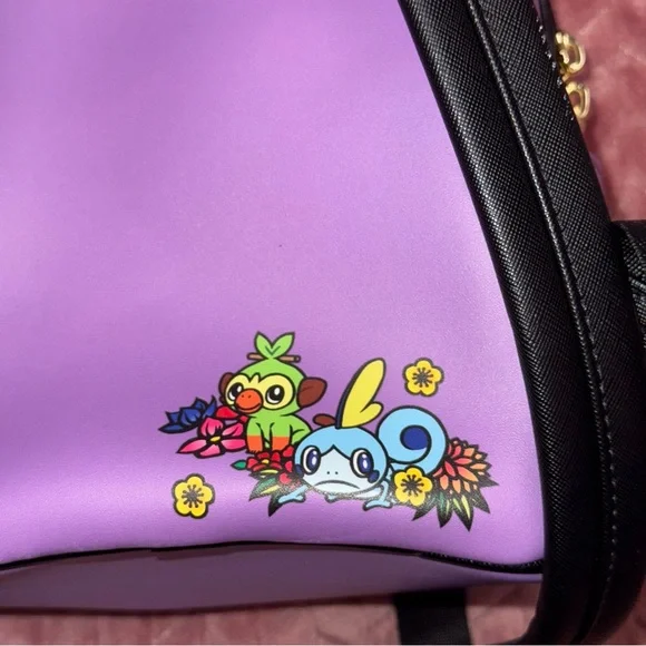 Loungefly Pokémon Gengar Floral Characters Mini Backpack - BoxLunch Exclusive - Picture 4 of 7